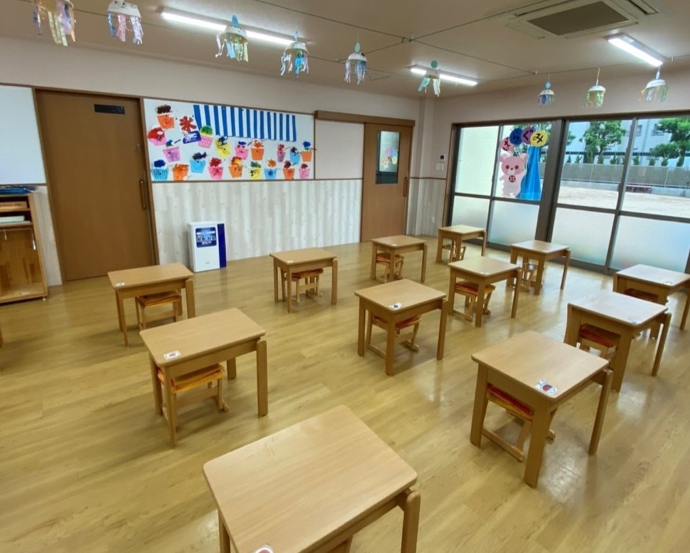 衛生対策も行っていますのようす