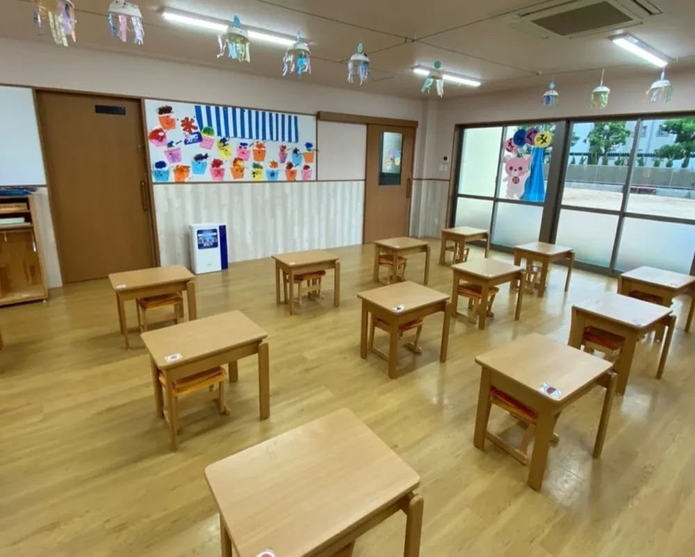 衛生対策も行っていますのようす